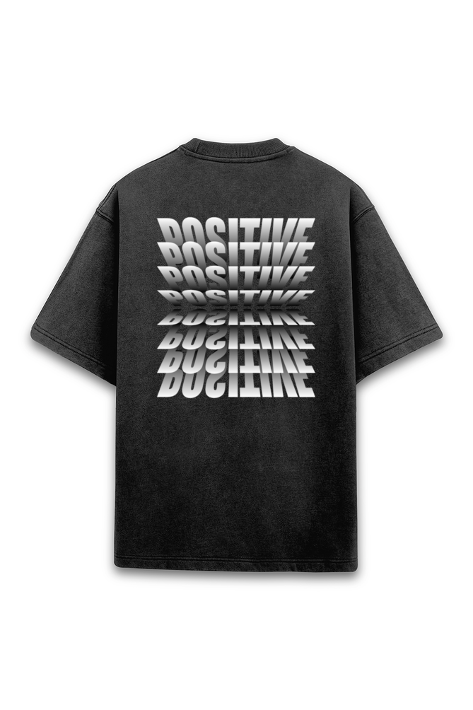 Positive Acid Wash Oversized T-Shirts